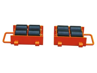 Onderwagen 6000kg Steunplaat Lxb 300x250mm 8 Nylon Wielen Verstelbaar - 1