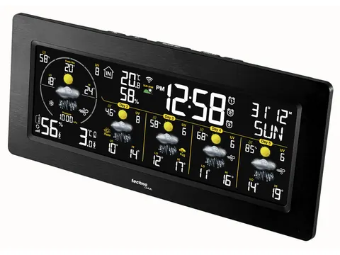 Weerstation Technoline WD 3050 232x100x42mm zwart met 1 buitensensor