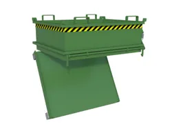 mini-bodemklepcontainer,HxLxB 625x1000x1200mm,0,37m³,inrijbeugel,staa