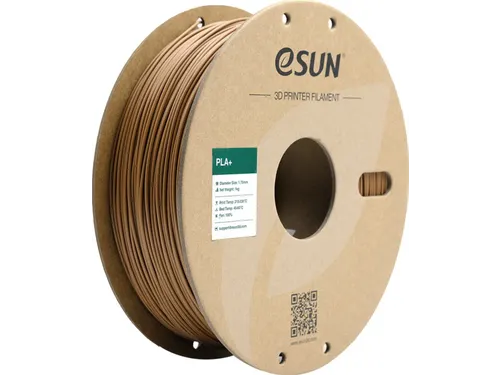eSUN PLA+ 3D printer Filament 1,75mm Licht Bruin 1kg