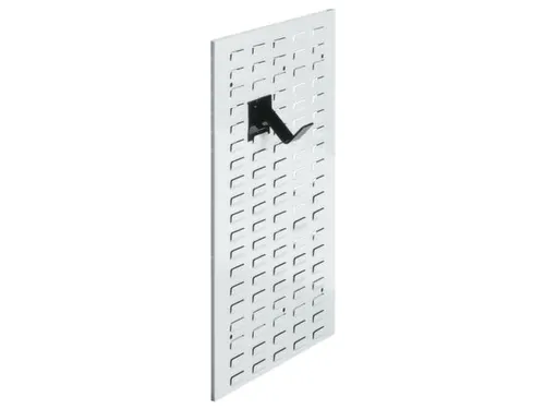 Gesleufde Plaat Staal Hxb 1500x450mm Staand Ral 9010 Zuiverwit