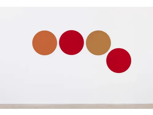 Prikbord Rond Bulletin Beige Kleur 2166 Paneel Ø 60cm frameloos