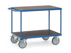 Zware Tafelwagens Met Watervaste Platformen 2 Etages 600kg 1000x600mm