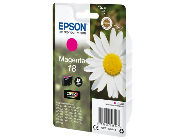 Epson Daisy Claria Home Inktcartridge Magenta C13T18034022