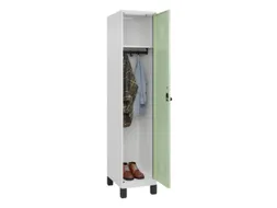 locker,HxBxD 1950x400x500mm,1vak,vak B 400mm,draaigrendel,voeten