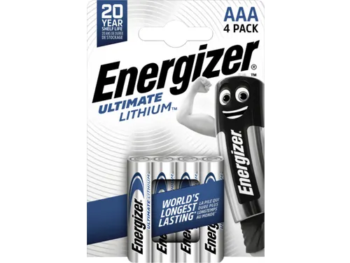 Batterij Energizer Ultimate Lithium 4x AAA