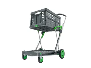 vouwbare winkelwagen,draagverm. 60kg,2etage(s),HxLxB 1025x890x550mm - 38