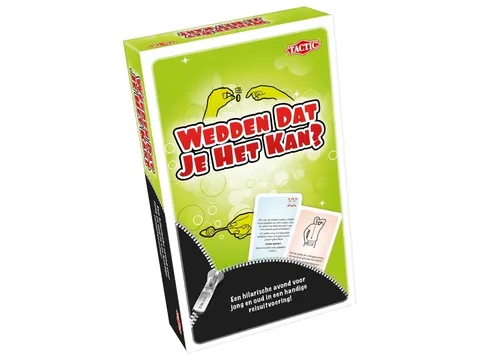 Spel Tactic Wedden dat je het kan?