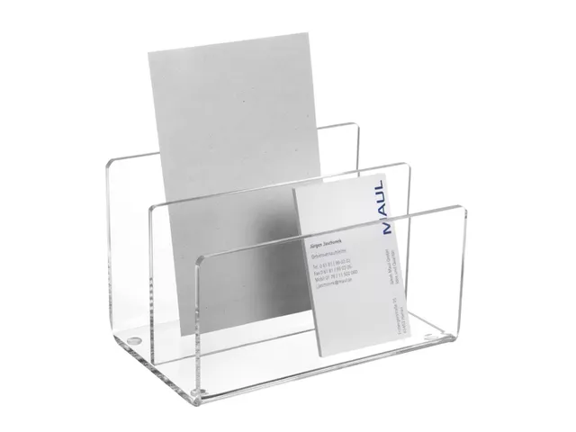 Envelopstandaard MAUL 2vaks 150x100x100mm acryl