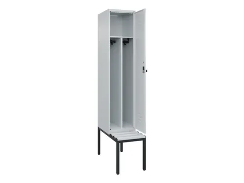 locker voor scheiding van kleding,HxBxD 2120x400x815mm,1vak