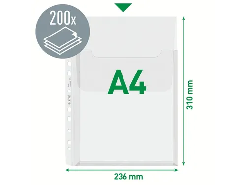 Showtas Leitz Premium A4 PVC Expansievouw 11-Gaats