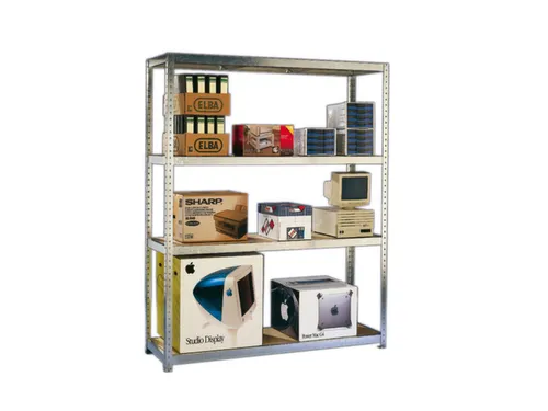 Breedvakstelling Hxlxd 1970x1704x600mm Vak 500kg 4 Houten Legborden