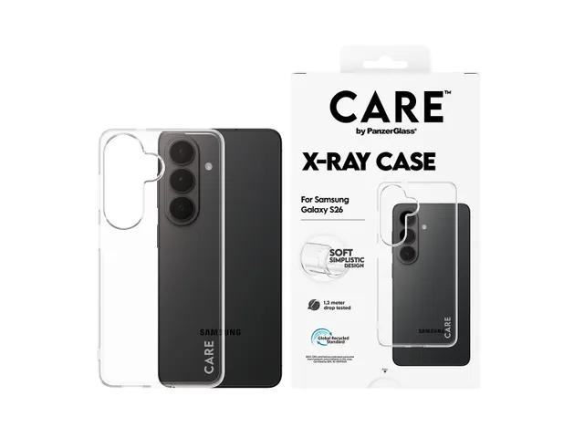 PanzerGlass CARE by X-Ray Case Samsung Galaxy S26, Hoes, Samsung