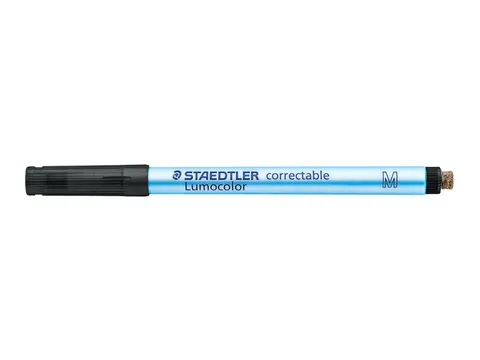 Viltstift Staedtler Lumocolor 305 non permanent correctable M zwart