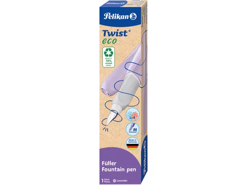 Twist vulpen Eco, met vulling, lavendel