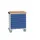 gereedschapswagen 980x800x600mm multiplexblad 7 laden RAL7035+RAL5010