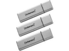 Alu Line Usb 2.0 Stick 16Gb zilver 3 stuks