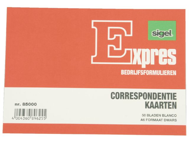 Correspondentiekaart Sigel expres A6 ivoorkarton | EnveloppenStore.be