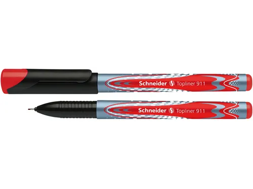Fineliner Schneider Topliner 911 Rood 0.4mm