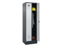 locker,HxBxD 1950x600x500mm,2vak,vak B 300mm,cil.-slot,sokkel