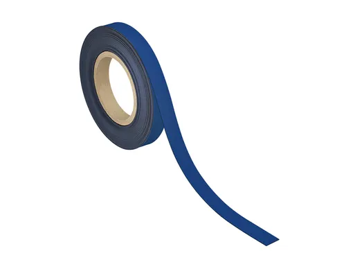 Magneetband MAUL beschrijf- wisbaar 10mx20mmx1mm blauw