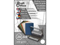 schutbladen ProfiOffice A4 230 grams karton 20 stuks leer wit
