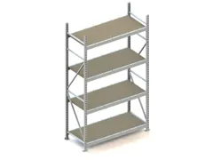 breedvakstelling,grondveld,HxBxD 2500x1451x650mm,vakl. 600kg