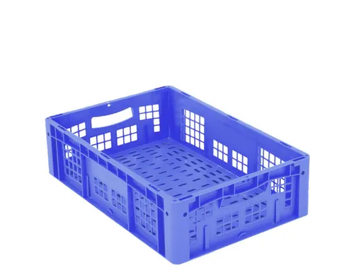 Euronorm Stapelkrat Pp 170x600x400mm Wanden/Bodem Opengewerkt Blauw