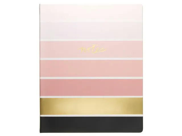 Carnet de notes Èccolo Light Ombre Stripe ligne env.20x25cm 80g 256 p