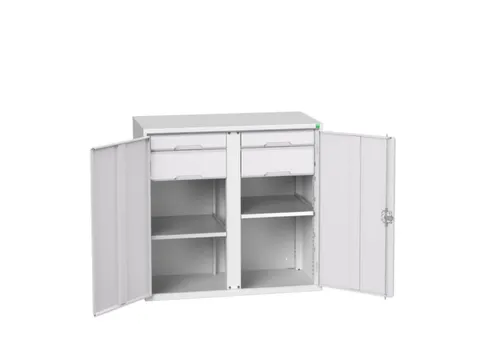 universele kast,HxBxD 1000x1050x550mm,2xStalen bodem,4lade(n)