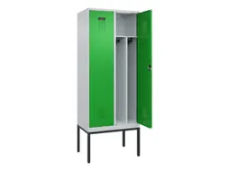 locker voor scheiding van kleding,HxBxD 2120x800x500mm,2vak