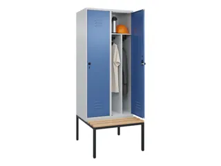 locker voor scheiding van kleding,HxBxD 2120x800x815mm,2vak - 3