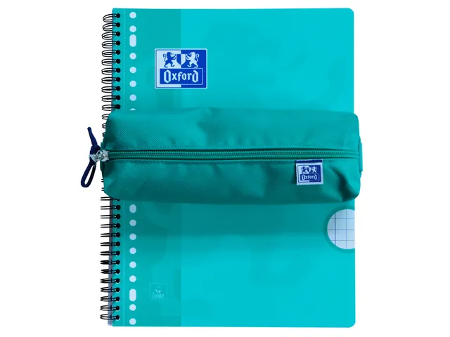Trousse Oxford Kangoo rectangle turquoise