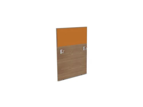 baliepaneel,v. bureau,aanbouw links,B 800mm,NT-cherry,BN3005-geel