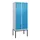 Z-garderobekast,HxBxD 2120x800x500mm,vak B 200/400mm,draaigrendel