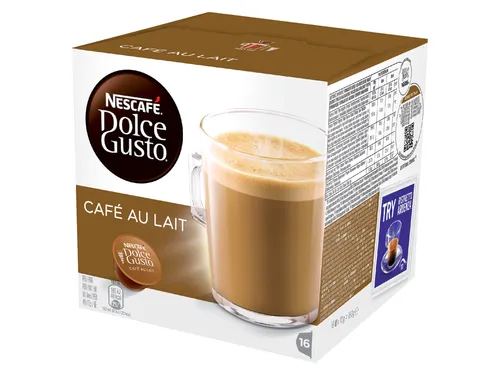 Koffiecups Dolce Gusto cafe au lait 16 stuks