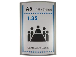 Menoor Deurbord Premium Gebogen A5
