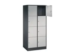 grootvolume-lockersysteem,HxBxD 1950x820x600mm,2x4vakken,cil.-slot