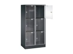 grootvolume-lockersysteem,HxBxD 1750x820x500mm,2x3vakken,cil.-slot