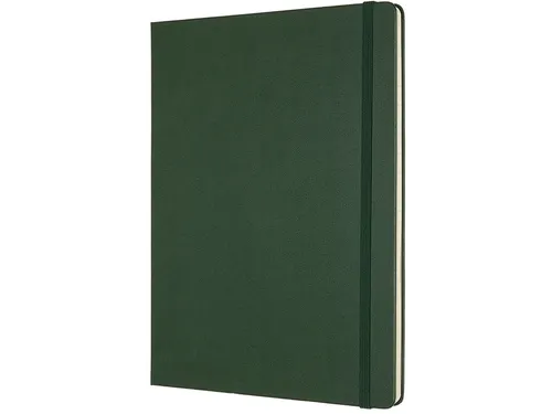 Notitieboek Moleskine XL 190x250mm lijn hard cover myrtle green