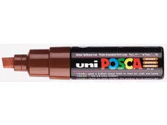 Verfstift Posca PC8K Brede punt 8mm schuin bruin