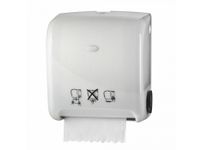 Pearl White Handdoekautomaat Autocut EuroMatic wit