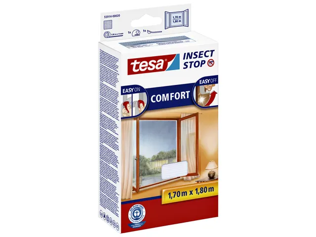 Insectenhor tesa Insect Stop COMFORT raam 1,7x1,8m wit