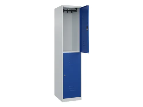 dubbeldekse locker,HxBxD 1850x400x500mm,1x2vak.,vak B 400mm