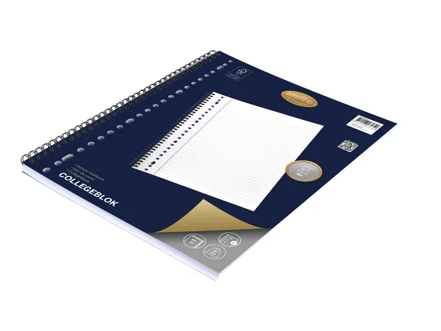 Collegeblok Multo A4 lijn 23-gaats 160pagina's 90gram