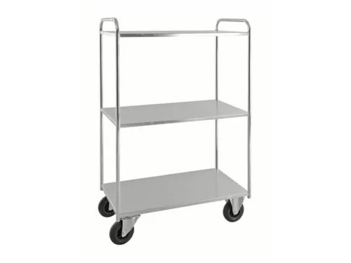 etagewagen,draagverm. 400kg,3etage(s),laadvl. LxB 940x540mm,staaletage