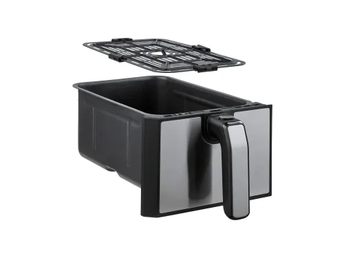 Airfryer Inventum 2x4l 1700w zwart rvs