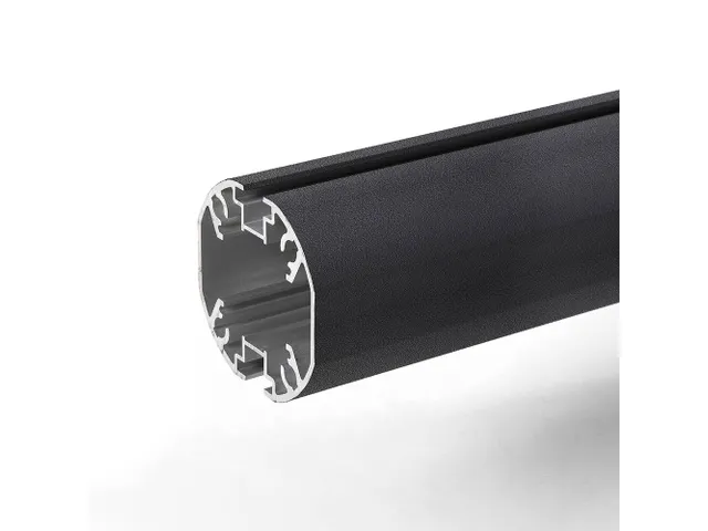 Poteaux pour vitrine extérieure verrouillable anthracite insertion so