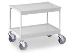 Universele Wagen 150kg Lxb 660x335mm 2 Etages Zilvergrijs