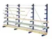 Rayonnage canitlever universel HxlxP 2000x4050x590mm 7bras (pied inclu